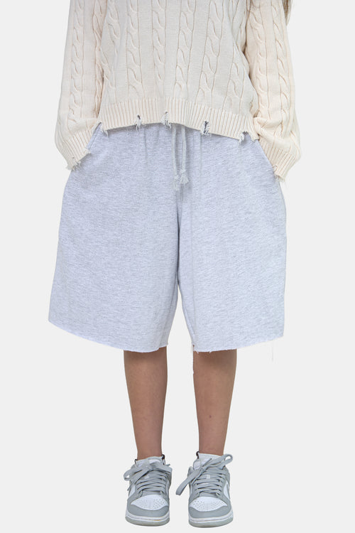 ASTRONOMICAL GRAY MELANGE SHORTS