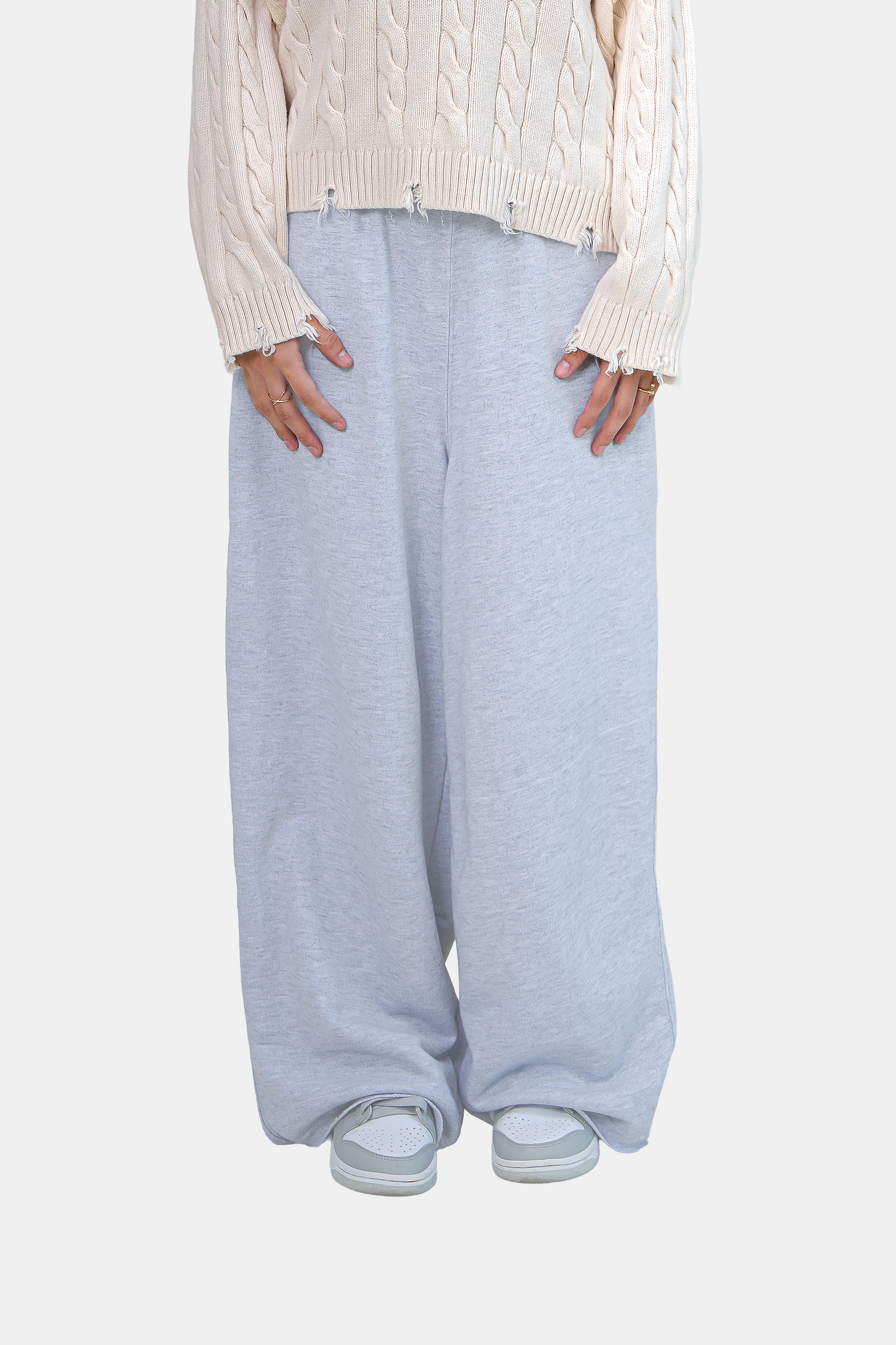 ASTRONOMICAL GRAY MELANGE SWEATPANTS