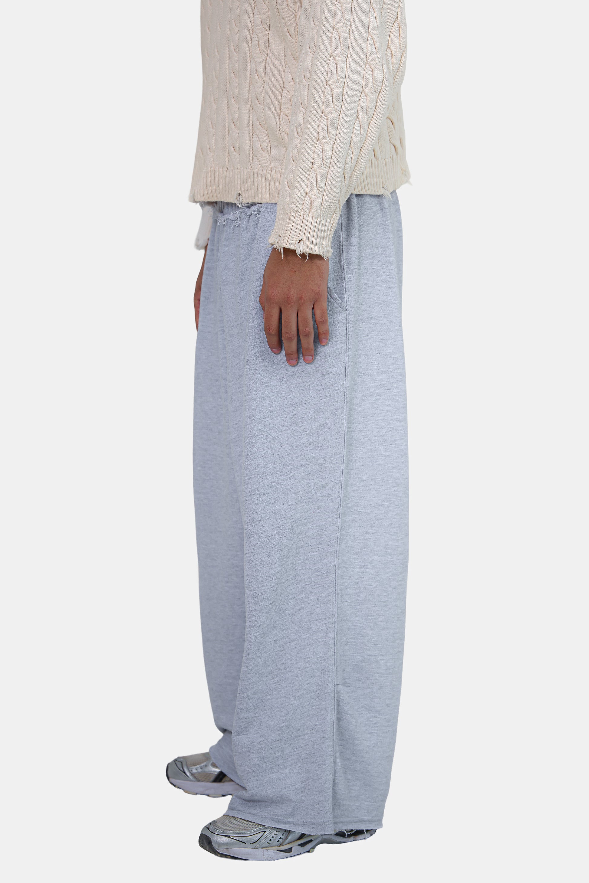 ASTRONOMICAL GRAY MELANGE SWEATPANTS