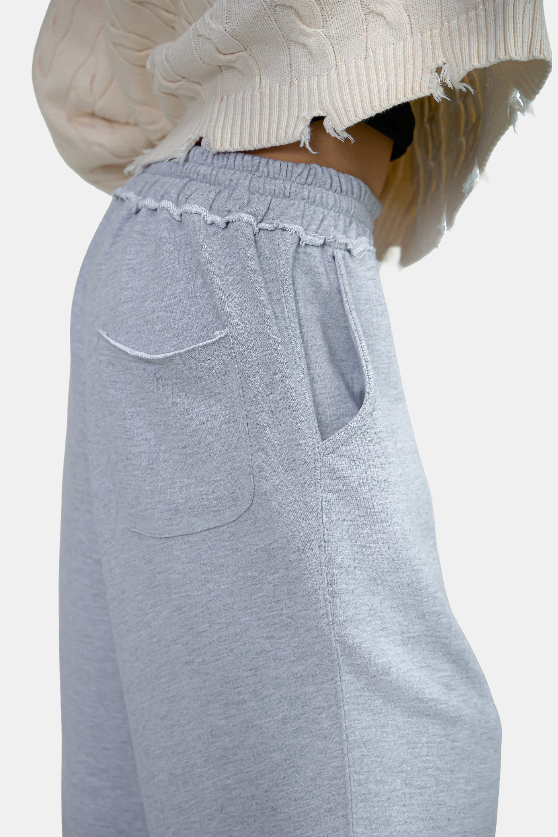 ASTRONOMICAL GRAY MELANGE SWEATPANTS