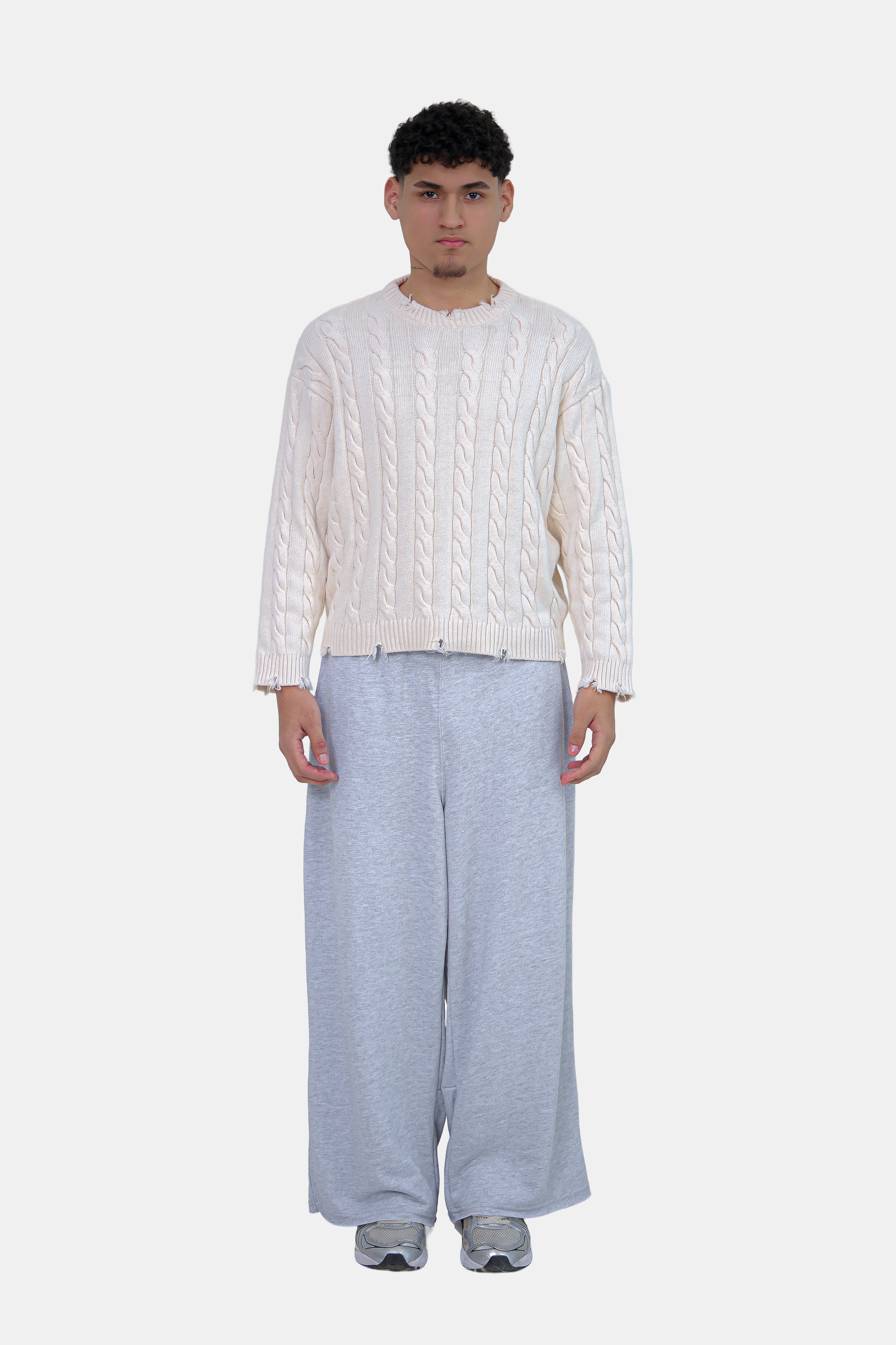 ASTRONOMICAL GRAY MELANGE SWEATPANTS